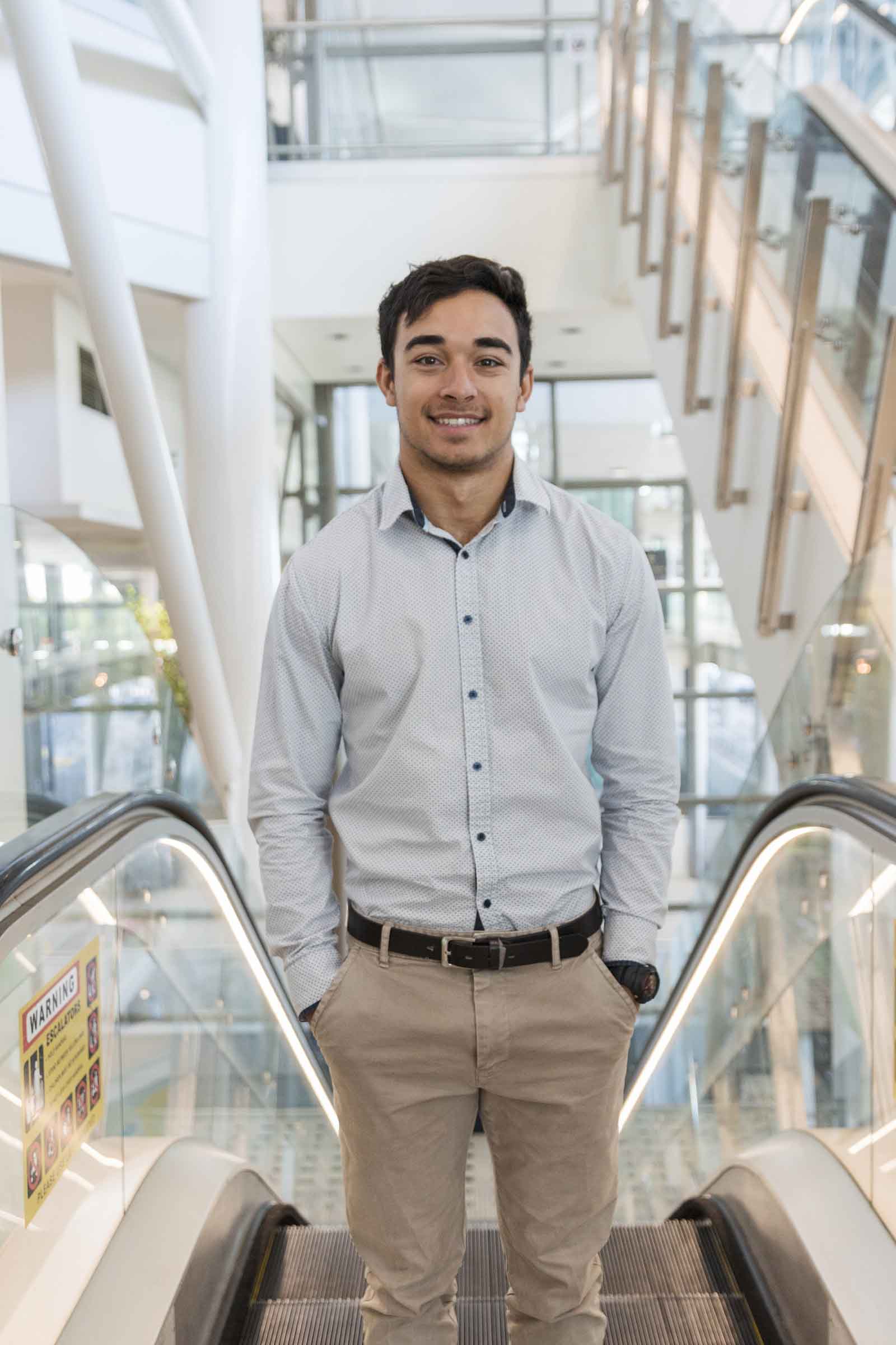 Geoff Fabila at the International Terminal 